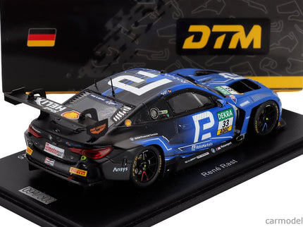 BMW 4-SERIES M4 GT3 Team Schubert Motorsport N°33 DTM Sezóna 2025 Rene Rast 1:43 Spark Model modrá čierna