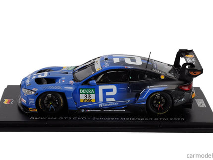 BMW 4-SERIES M4 GT3 Team Schubert Motorsport N°33 DTM Sezóna 2025 Rene Rast 1:43 Spark Model modrá čierna