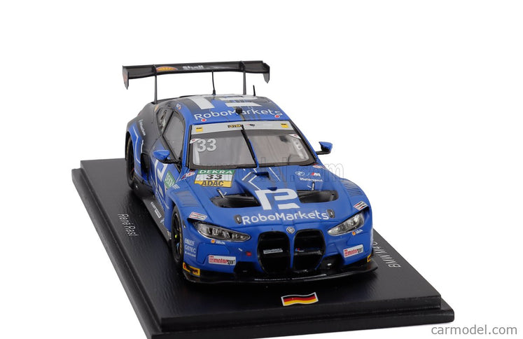 BMW 4-SERIES M4 GT3 Team Schubert Motorsport N°33 DTM Sezóna 2025 Rene Rast 1:43 Spark Model modrá čierna