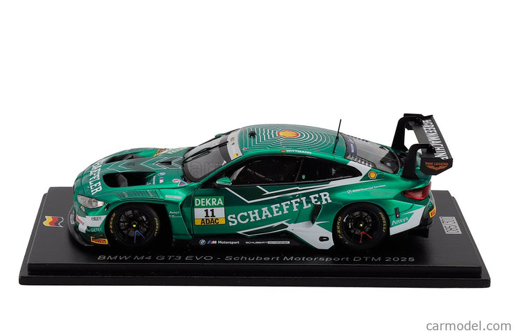 BMW 4-SERIES M4 GT3 Team Schubert Motorsport N°11 Sezóna 2025 Marco Wittmann 1:43 Spark Model zelená čierna