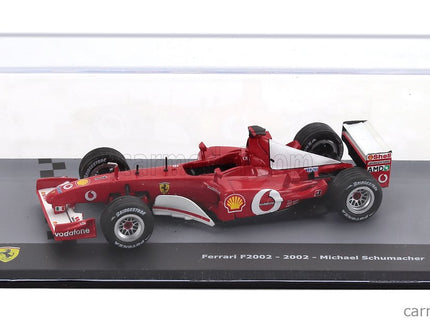 Ferrari F1 F2002 N°1 Majster Sveta Sezóna 2002 Michael Schumacher s vitrínou 1:43 Edicola červená biela