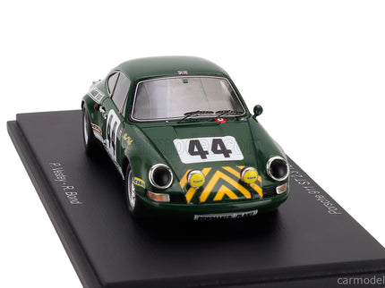 Porsche 911S 2.2L F6 Team Paul Watson Race Organisation N°44 24h Le Mans 1971 Richard Bond - Paul Vestey 1:43 Spark Model zelená