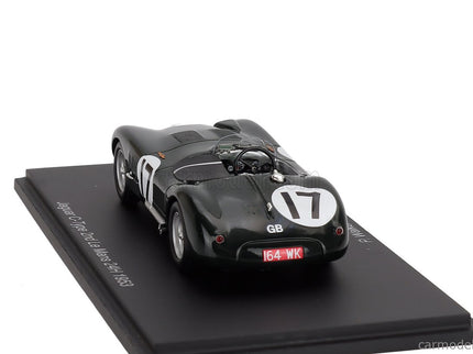 Jaguar C-Type 3.4L S6 Team Jaguar Cars Ltd N°17 2. Miesto 24h Le Mans 1953 Stirling Moss - Peter Walker 1:43 Spark Model British Racing zelená