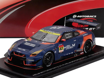 NISSAN | GT-R NISMO GT3 TEAM HELM MOTORSPORTS N 62 GT300 CLASS SUPER GT 2025 YUYA HIRAKI - REIJI HIRAKI | MATT BLUE ORANGE