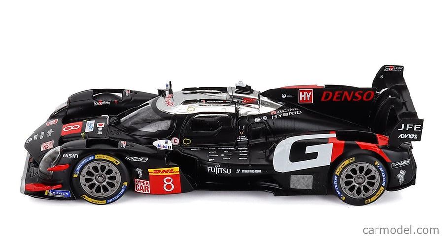 Toyota GR010 Hybrid Team GR Racing N°8 4. Miesto 6h Spa 2025 Mike Conway - Kamui Kobayashi - Nyck De Vries 1:43 IXO Models čierna