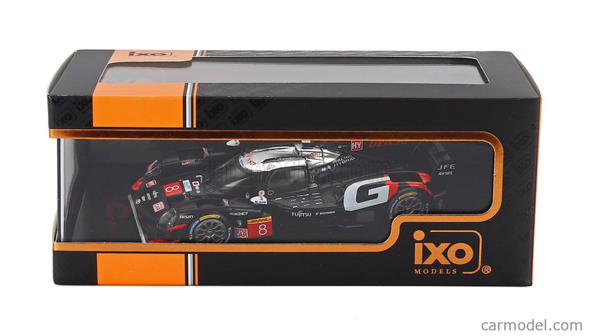 Toyota GR010 Hybrid Team GR Racing N°8 4. Miesto 6h Spa 2025 Mike Conway - Kamui Kobayashi - Nyck De Vries 1:43 IXO Models čierna