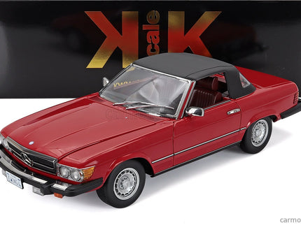Mercedes Benz SL-Class 450SL (R107) Cabriolet USA Version 1979 1:12 KK Scale červená