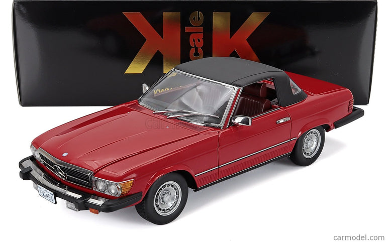 Mercedes Benz SL-Class 450SL (R107) Cabriolet USA Version 1979 1:12 KK Scale červená