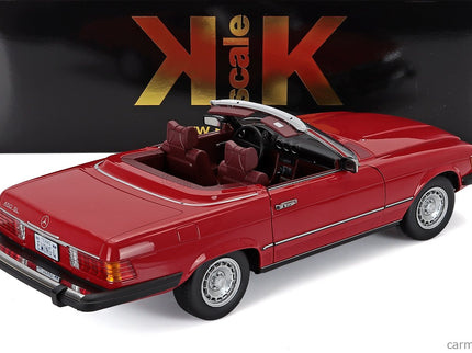 Mercedes Benz SL-Class 450SL (R107) Cabriolet USA Version 1979 1:12 KK Scale červená