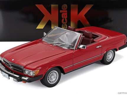 Mercedes Benz SL-Class 450SL (R107) Cabriolet USA Version 1979 1:12 KK Scale červená