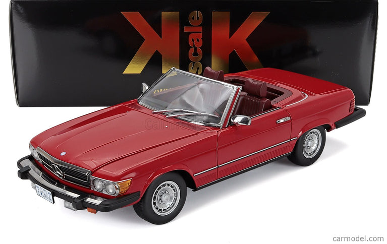 Mercedes Benz SL-Class 450SL (R107) Cabriolet USA Version 1979 1:12 KK Scale červená