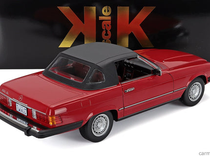 Mercedes Benz SL-Class 450SL (R107) Cabriolet USA Version 1979 1:12 KK Scale červená