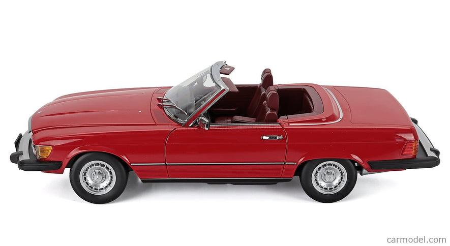 Mercedes Benz SL-Class 450SL (R107) Cabriolet USA Version 1979 1:12 KK Scale červená