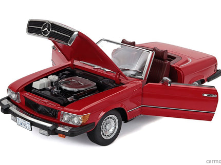 Mercedes Benz SL-Class 450SL (R107) Cabriolet USA Version 1979 1:12 KK Scale červená