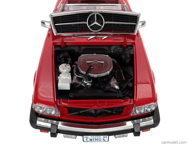 Mercedes Benz SL-Class 450SL (R107) Cabriolet USA Version 1979 1:12 KK Scale červená