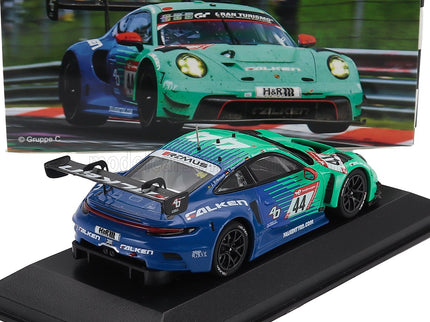 PORSCHE | 911 992 GT3 R TEAM FALKEN MOTORSPORTS N 44 24h NURBURGRING 2023 JOEL ERIKSSON - TIM HEINEMANN - NICO MENZEL - MARTIN RAGGINGER | GREEN BLUE