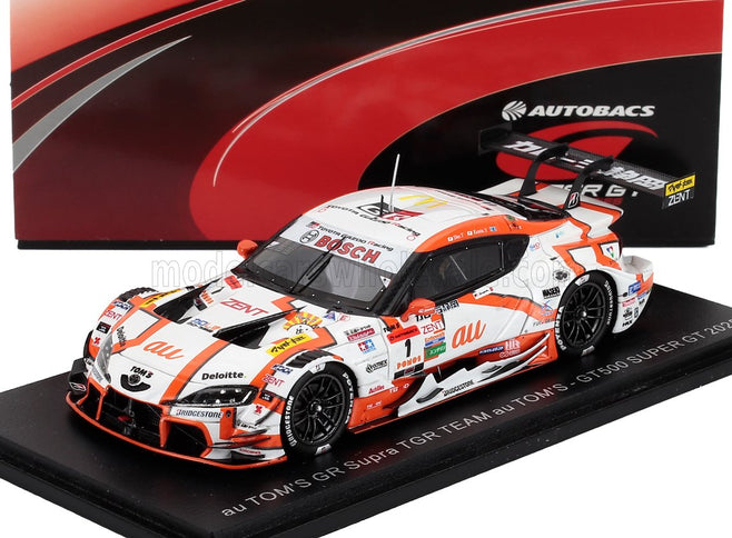 TOYOTA | SUPRA GR TEAM TGR AU TOM'S N 1 GT500 CLASS SUPER GT 2025 KENTA YAMASHITA - SHO TSUBOI | ORANGE WHITE