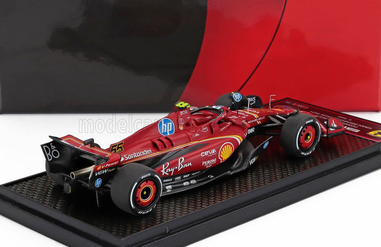 FERRARI | F1  SF-24 TEAM SCUDERIA FERRARI N 55 4th MONZA GP 2024 CARLOS SAINZ | RED BLACK