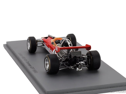 Lotus F1 49B N°1 German GP 1969 Graham Hill 1:43 Spark Model červená zlatá