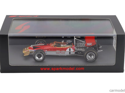 Lotus F1 49B N°1 German GP 1969 Graham Hill 1:43 Spark Model červená zlatá