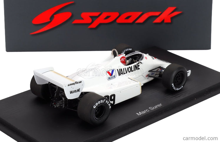 Arrows F1 A6 N°29 Holland GP 1983 Marc Surer 1:43 Spark Model biela