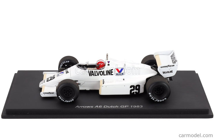 Arrows F1 A6 N°29 Holland GP 1983 Marc Surer 1:43 Spark Model biela