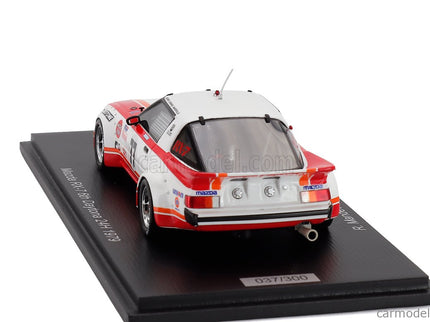 Mazda RX-7 N°77 24h Daytona 1979 Walt Bohren - Amos Johnson - Roger Mandeville 1:43 Spark Model biela červená