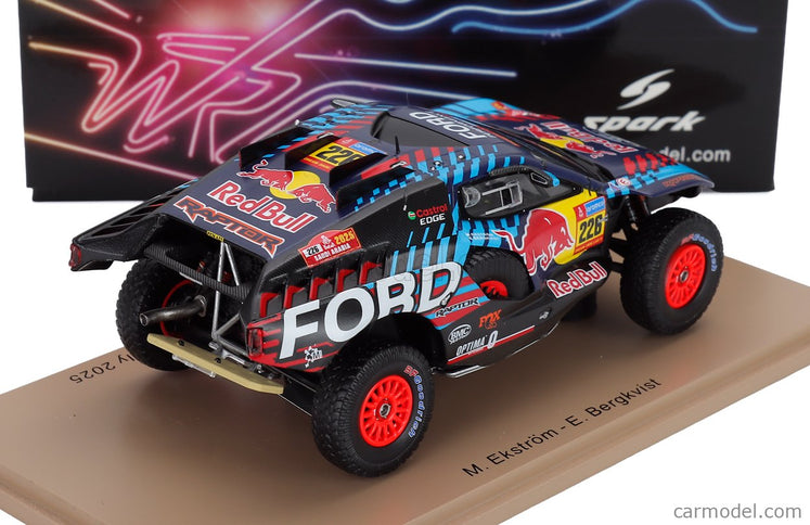 Ford Raptor T1+ Pick-UP Team Ford M-Sport N°226 3. Miesto Rally Dakar 2025 Mattias Ekstrom - Emil Bergkvist 1:43 Spark Model rôzne farby