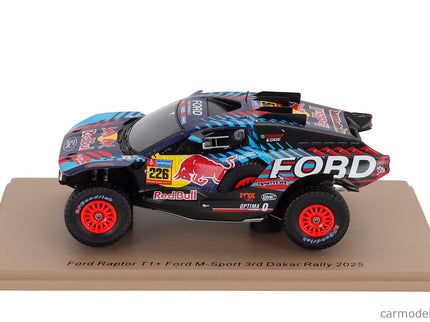 Ford Raptor T1+ Pick-UP Team Ford M-Sport N°226 3. Miesto Rally Dakar 2025 Mattias Ekstrom - Emil Bergkvist 1:43 Spark Model rôzne farby