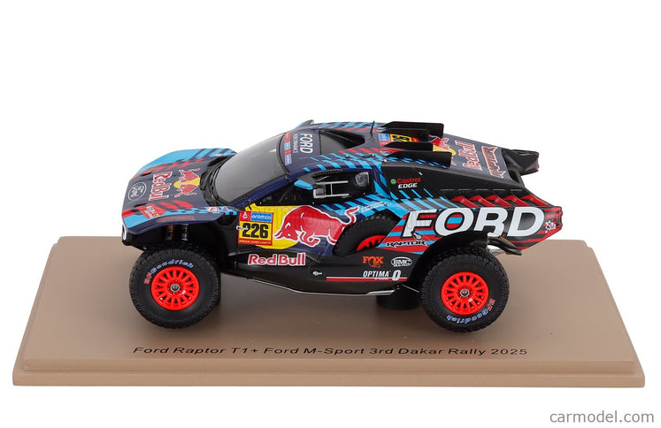 Ford Raptor T1+ Pick-UP Team Ford M-Sport N°226 3. Miesto Rally Dakar 2025 Mattias Ekstrom - Emil Bergkvist 1:43 Spark Model rôzne farby
