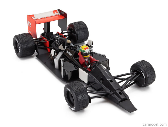 Mclaren F1 MP4/4 Honda N°12 Majster Sveta Víťaz British GP 1988 Ayrton Senna 1:18 Werk83 červená biela