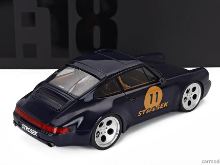 Porsche 911 964 N°11 Strosek Coupe 2024 1:18 GT Spirit modrá