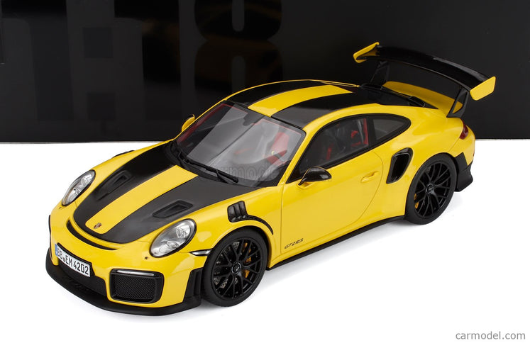 Porsche 911 991-2 GT2 RS Coupe Nurburgring Lap Record (6 Minutes 47.3 Seconds) 2017 1:18 GT Spirit žltá čierna