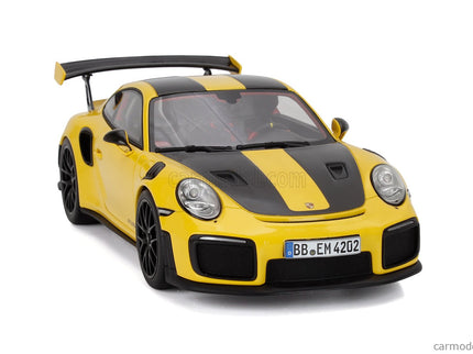 Porsche 911 991-2 GT2 RS Coupe Nurburgring Lap Record (6 Minutes 47.3 Seconds) 2017 1:18 GT Spirit žltá čierna