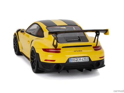 Porsche 911 991-2 GT2 RS Coupe Nurburgring Lap Record (6 Minutes 47.3 Seconds) 2017 1:18 GT Spirit žltá čierna