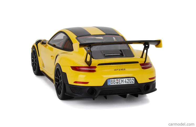 Porsche 911 991-2 GT2 RS Coupe Nurburgring Lap Record (6 Minutes 47.3 Seconds) 2017 1:18 GT Spirit žltá čierna