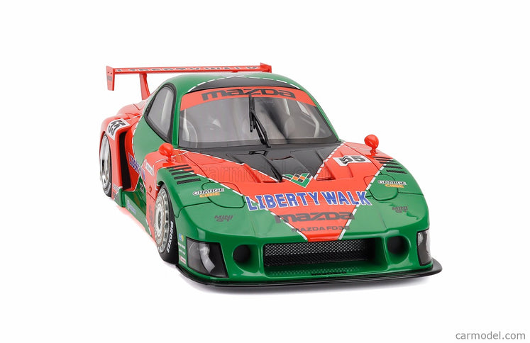 Mazda RX-7 (FD3S) LB Works Super Silhouette 787B N°55 Livery 2024 1:18 GT Spirit oranžová zelená