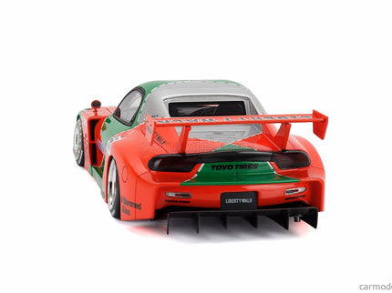 Mazda RX-7 (FD3S) LB Works Super Silhouette 787B N°55 Livery 2024 1:18 GT Spirit oranžová zelená