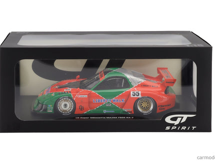 Mazda RX-7 (FD3S) LB Works Super Silhouette 787B N°55 Livery 2024 1:18 GT Spirit oranžová zelená