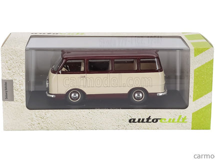 Skoda 979-I Minibus Prototype Czech Republic 1956 1:43 Autocult slonovinová Dark červená