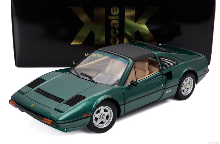 Ferrari 308 GTS Quattrovalvole USA Version 1982 1:12 KK Scale zelená metalická