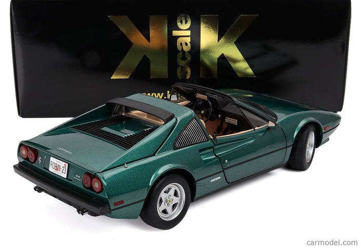 Ferrari 308 GTS Quattrovalvole USA Version 1982 1:12 KK Scale zelená metalická