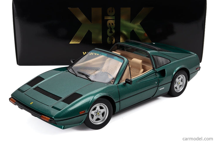 Ferrari 308 GTS Quattrovalvole USA Version 1982 1:12 KK Scale zelená metalická