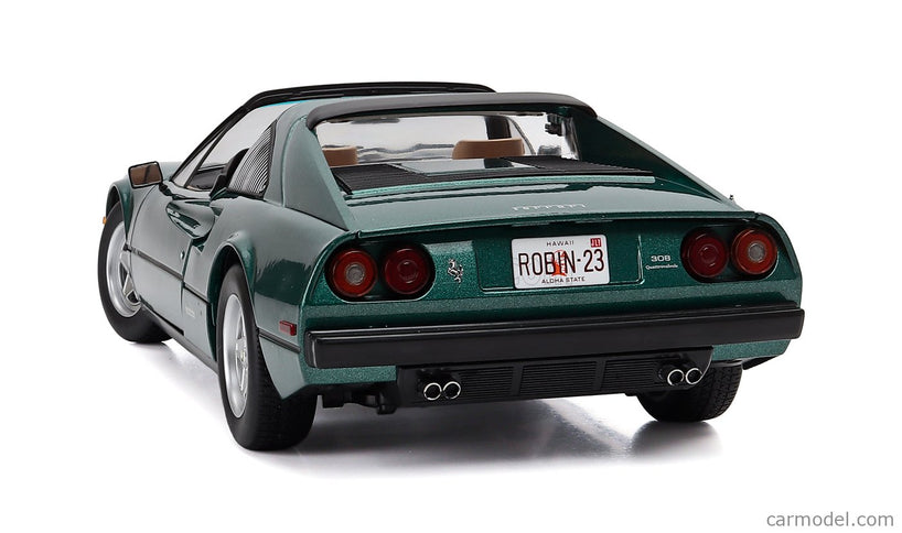 Ferrari 308 GTS Quattrovalvole USA Version 1982 1:12 KK Scale zelená metalická