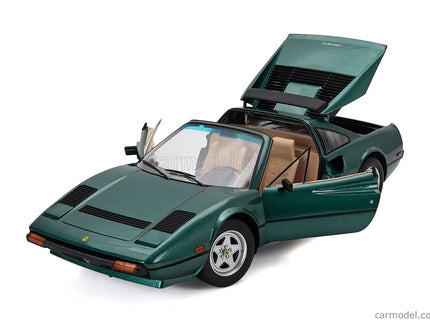 Ferrari 308 GTS Quattrovalvole USA Version 1982 1:12 KK Scale zelená metalická