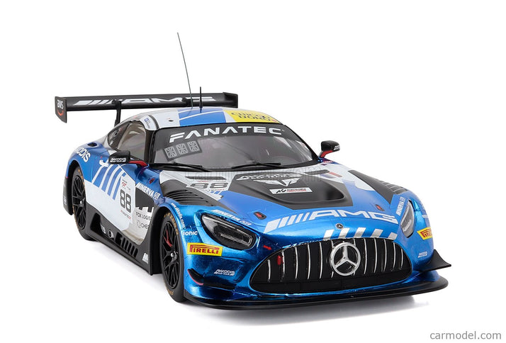 Mercedes Benz AMG GT3 EVO Team Akkodis Asp N°88 Champion Gtwc Sezóna 2023 Raffaele Marciello - Timur Boguslavskiy - Jules Gounon 1:18 IXO Models modrá biela čierna