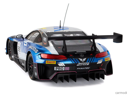 Mercedes Benz AMG GT3 EVO Team Akkodis Asp N°88 Champion Gtwc Sezóna 2023 Raffaele Marciello - Timur Boguslavskiy - Jules Gounon 1:18 IXO Models modrá biela čierna