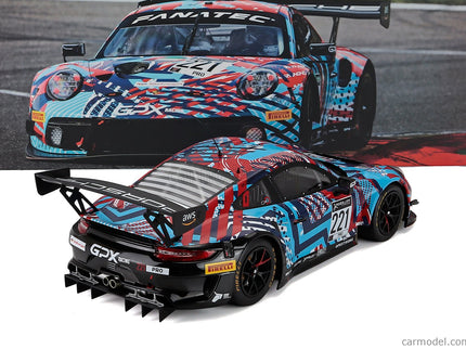 Porsche 911 991-2 GT3 R Team Gpx Martini Racing N°221 Test Days 24h Spa 2022 Richard Lietz - Michael Christensen - Kevin Estre 1:18 IXO Models rôzne farby