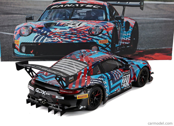 Porsche 911 991-2 GT3 R Team Gpx Martini Racing N°221 Test Days 24h Spa 2022 Richard Lietz - Michael Christensen - Kevin Estre 1:18 IXO Models rôzne farby