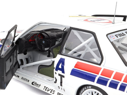 BMW 3-SERIES M3 (E30) Team Fina Motorsport N°2 Víťaz 24h Nurburgring 1992 Johnny Cecotto - Christian Danner - Marc Duez - Jean Michel Martin 1:18 Werk83 biela
